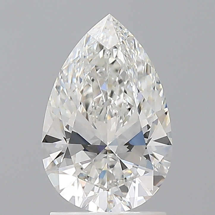 1.60 Carat Pear Shaped, Ideal Cut, E Color, VVS2 Clarity, IGI Certified Lab Grown Diamond
