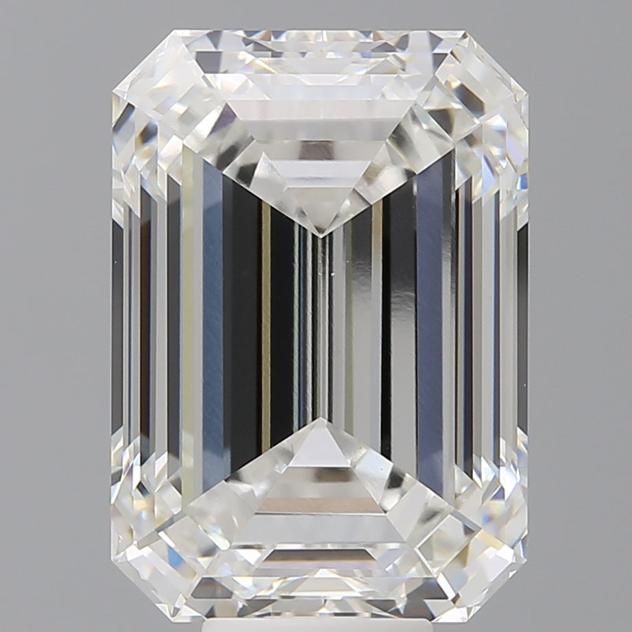 12.02 Carat Emerald Shaped, Ideal Cut, F Color, VVS2 Clarity, IGI Certified Lab Grown Diamond