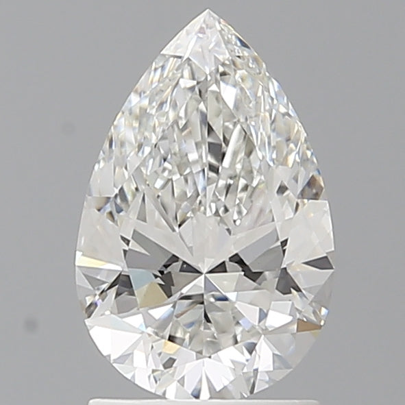 1.60 Carat Pear Shaped, Ideal Cut, F Color, VVS2 Clarity, IGI Certified Lab Grown Diamond