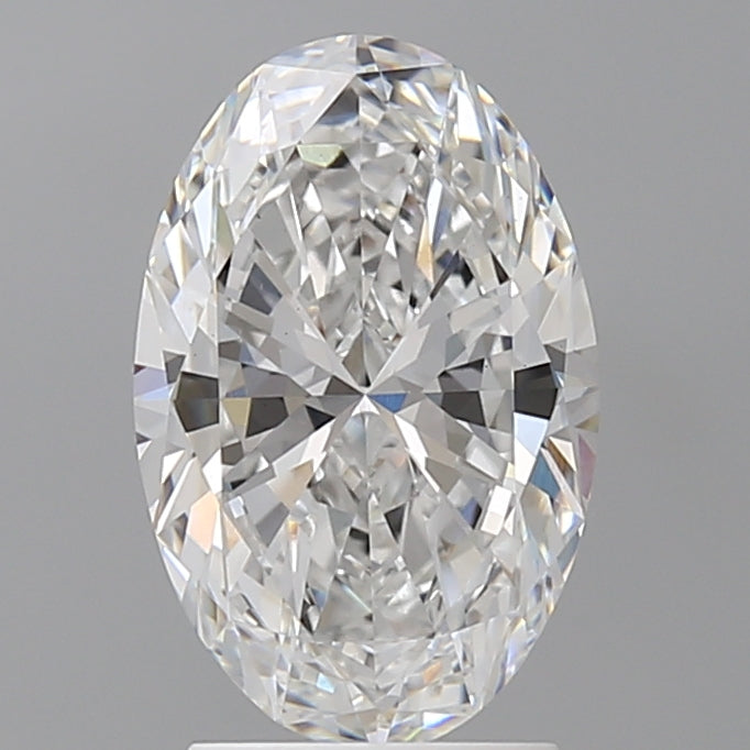 2.51 Carat Oval Shaped, Excellent Cut, D Color, VS1 Clarity, IGI Certified Lab Grown Diamond