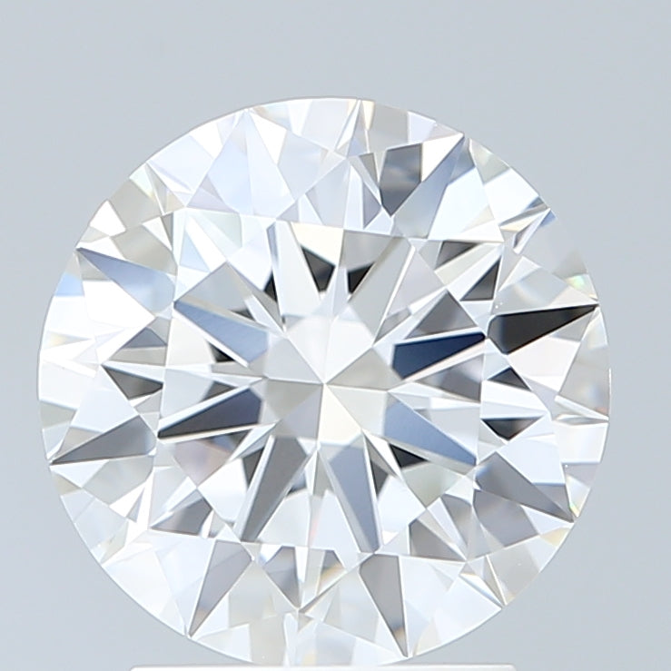 2.57 Carat Round Shaped, Ideal Cut, E Color, VVS2 Clarity, IGI Certified Lab Grown Diamond