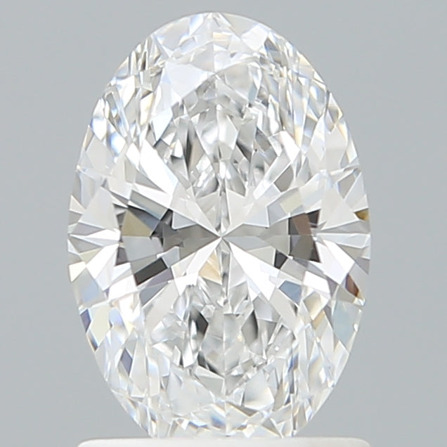 1.29 Carat Oval Shaped, Ideal Cut, D Color, FL Clarity, IGI Certified Lab Grown Diamond