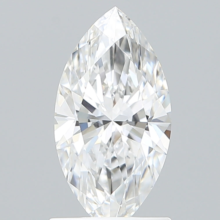 1.23 Carat Marquise Shaped, Ideal Cut, D Color, VVS2 Clarity, IGI Certified Lab Grown Diamond