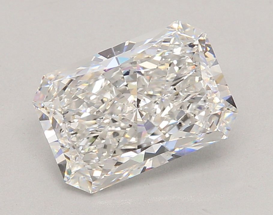 3.07 Carat Radiant Shaped, Ideal Cut, E Color, VS1 Clarity, IGI Certified Lab Grown Diamond