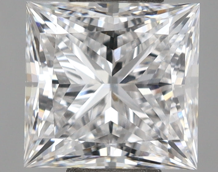 1.04 Carat Princess Shaped, Ideal Cut, D Color, IF Clarity, IGI Certified Lab Grown Diamond