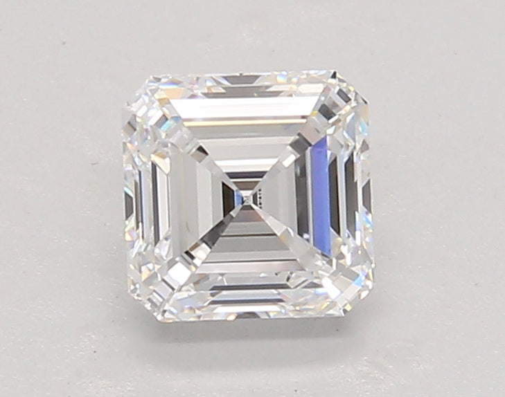 1.04 Carat Asscher Shaped, Ideal Cut, D Color, VVS1 Clarity, IGI Certified Lab Grown Diamond