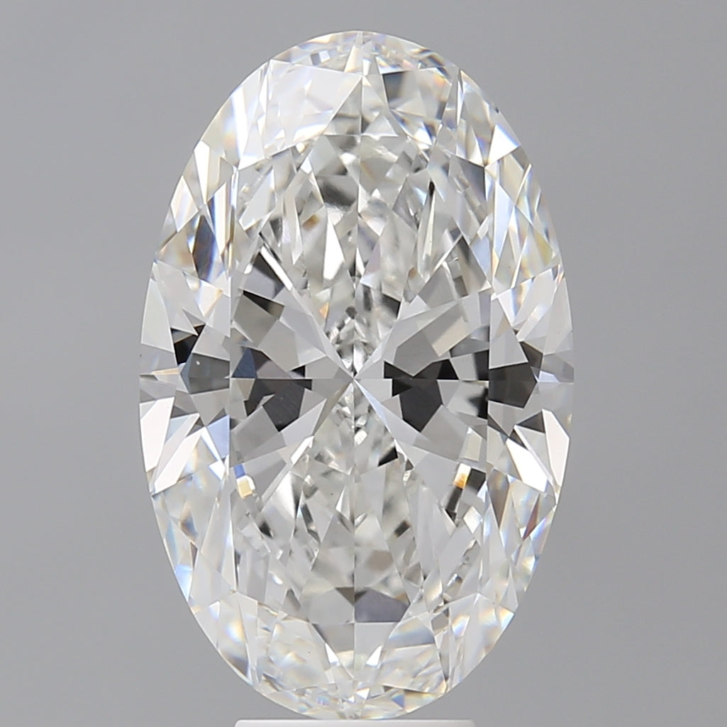 7.59 Carat Oval Shaped, Ideal Cut, F Color, VVS2 Clarity, IGI Certified Lab Grown Diamond