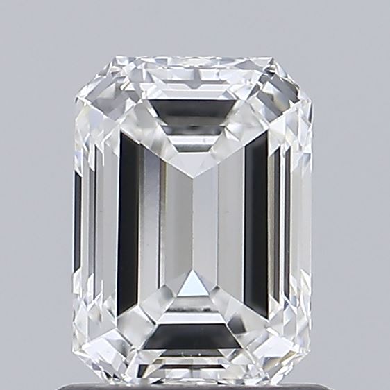 1.10 Carat Emerald Shaped, Ideal Cut, E Color, VVS2 Clarity, IGI Certified Lab Grown Diamond