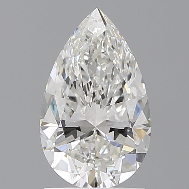 1.59 Carat Pear Shaped, Ideal Cut, F Color, VVS2 Clarity, IGI Certified Lab Grown Diamond