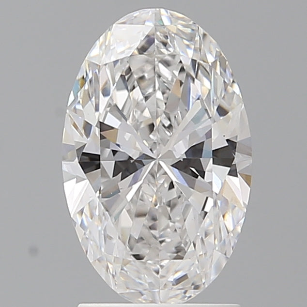 2.05 Carat Oval Shaped, Ideal Cut, E Color, VS1 Clarity, IGI Certified Lab Grown Diamond