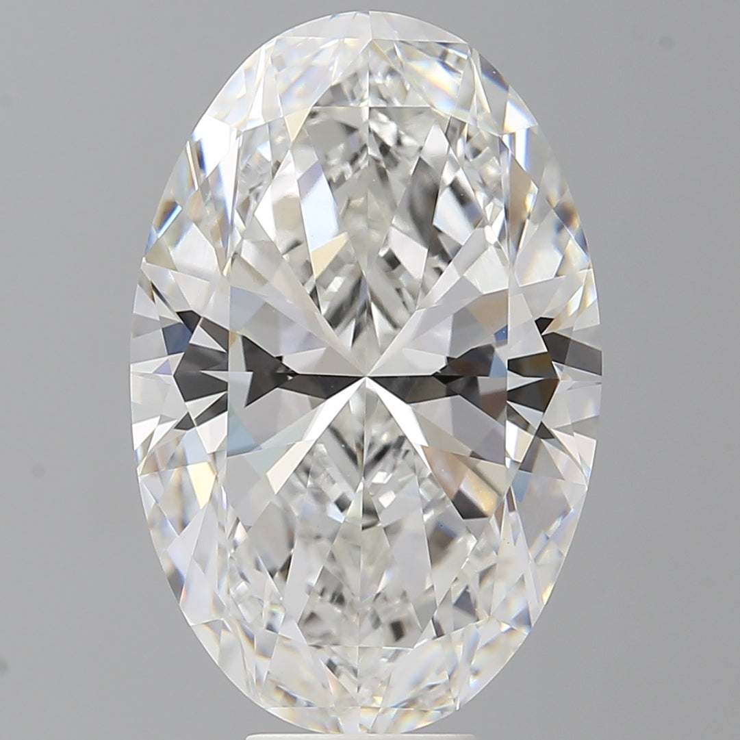 11.00 Carat Oval Shaped, Ideal Cut, E Color, VVS2 Clarity, IGI Certified Lab Grown Diamond