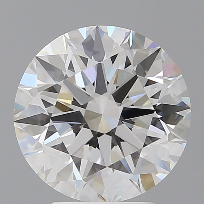 4.07 Carat Round Shaped, Ideal Cut, F Color, VVS2 Clarity, IGI Certified Lab Grown Diamond