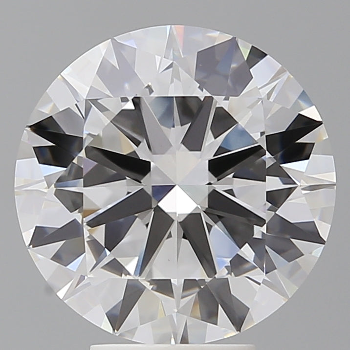 5.60 Carat Round Shaped, Excellent Cut, E Color, VVS2 Clarity, IGI Certified Lab Grown Diamond