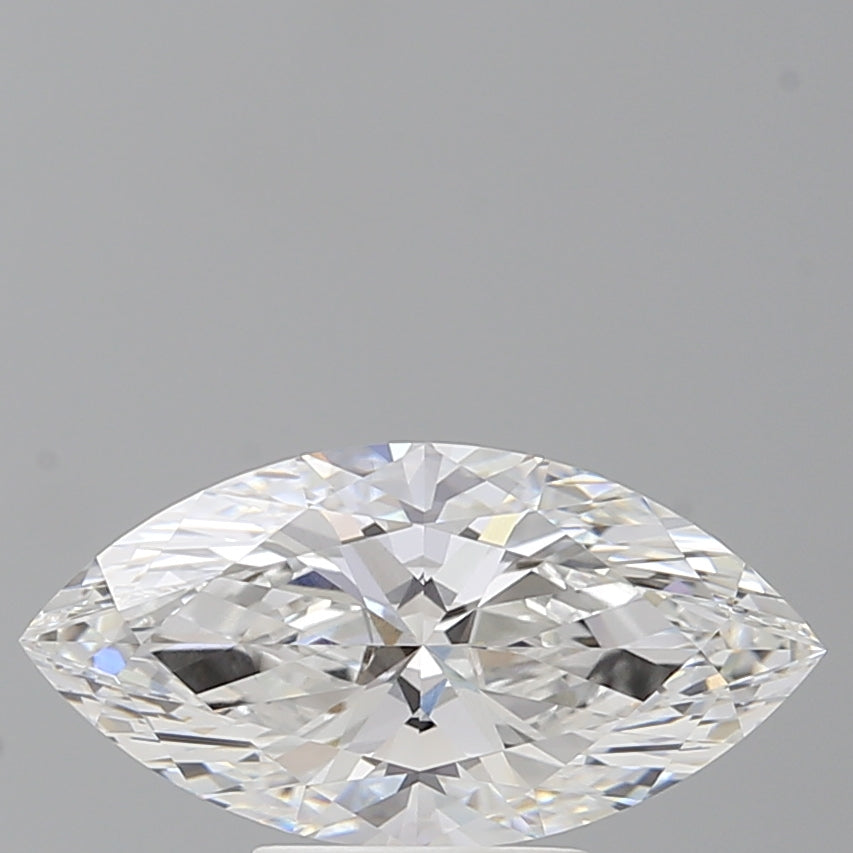 2.59 Carat Marquise Shaped, Ideal Cut, E Color, VVS2 Clarity, IGI Certified Lab Grown Diamond