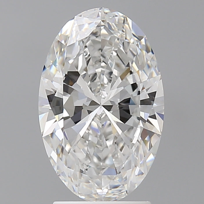 2.59 Carat Oval Shaped, Ideal Cut, E Color, VVS2 Clarity, IGI Certified Lab Grown Diamond