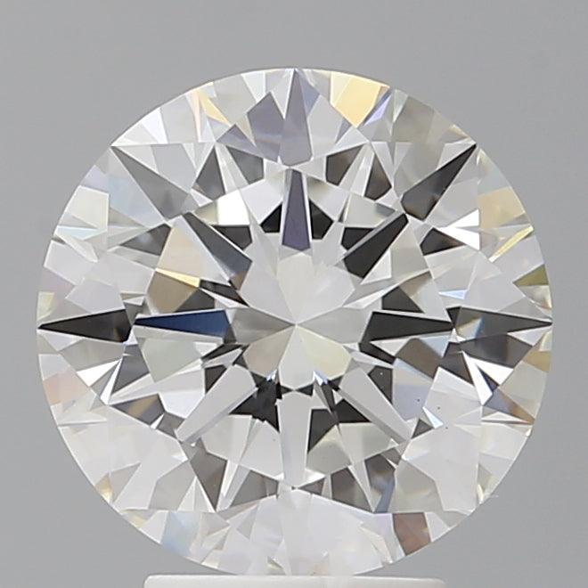 4.02 Carat Round Shaped, Excellent Cut, E Color, VVS2 Clarity, IGI Certified Lab Grown Diamond