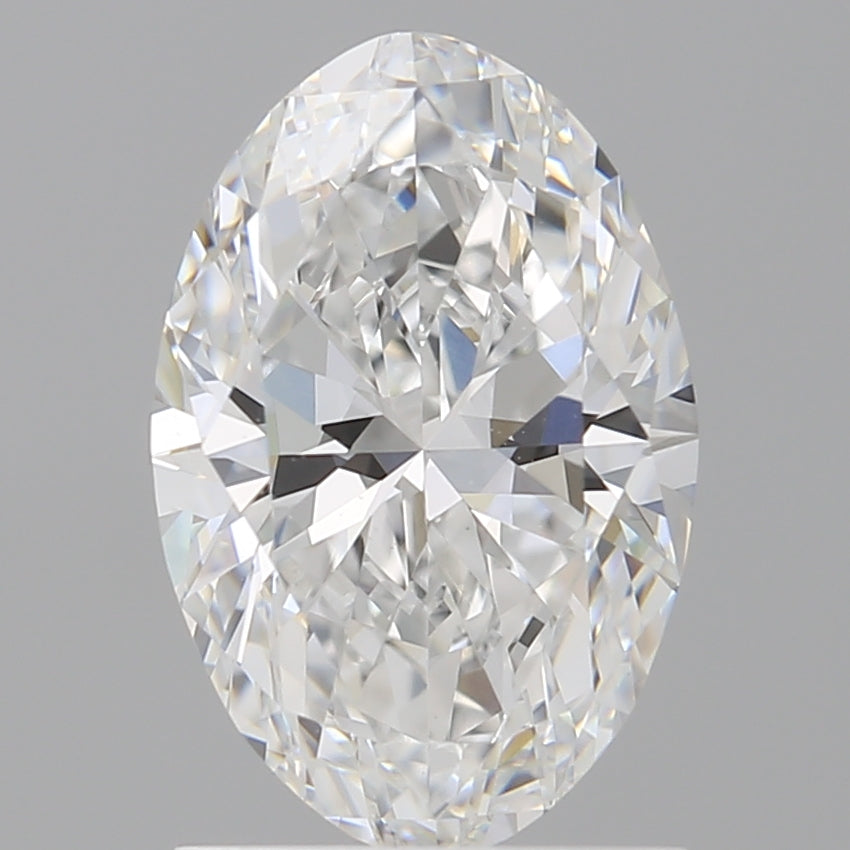 1.51 Carat Oval Shaped, Ideal Cut, D Color, VVS2 Clarity, IGI Certified Lab Grown Diamond