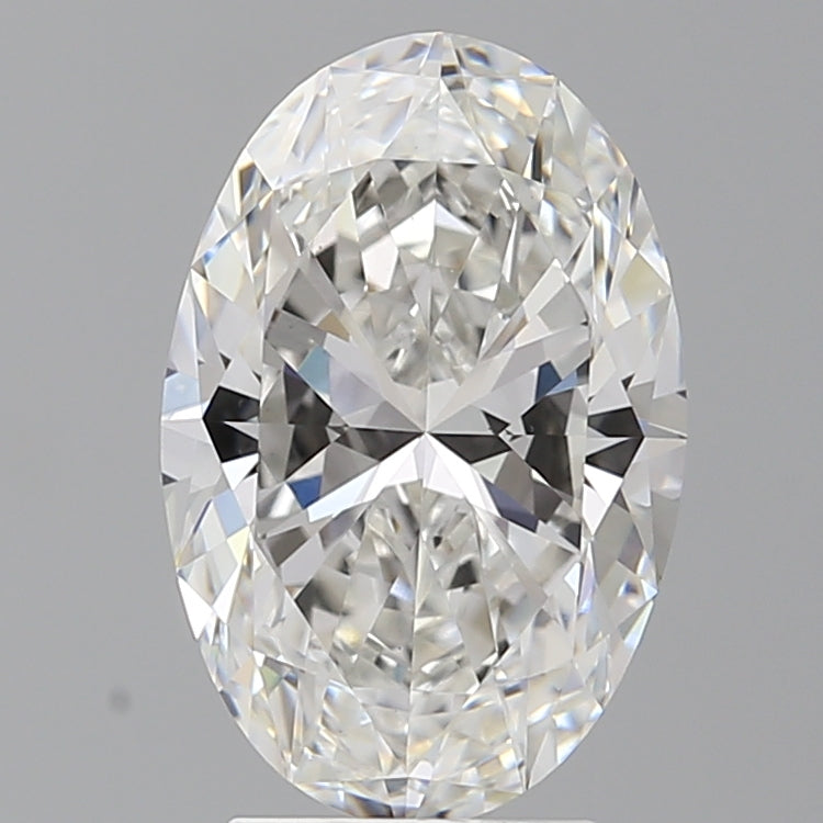 3.55 Carat Oval Shaped, Ideal Cut, E Color, VVS2 Clarity, IGI Certified Lab Grown Diamond