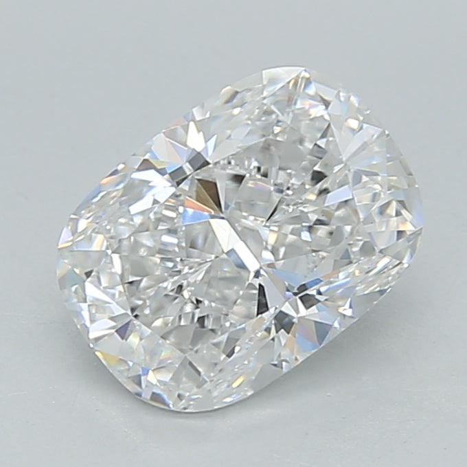 1.51 Carat Cushion Shaped, Ideal Cut, D Color, VVS2 Clarity, IGI Certified Lab Grown Diamond