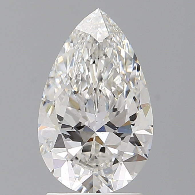 2.09 Carat Pear Shaped, Ideal Cut, E Color, VS2 Clarity, IGI Certified Lab Grown Diamond