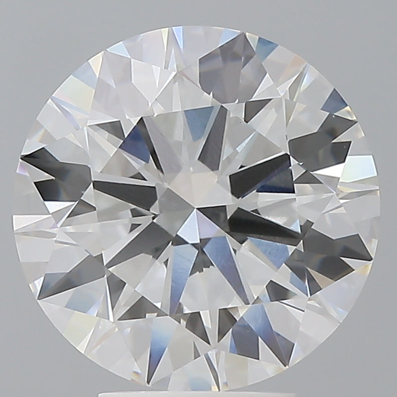 5.05 Carat Round Shaped, Ideal Cut, F Color, VVS2 Clarity, IGI Certified Lab Grown Diamond