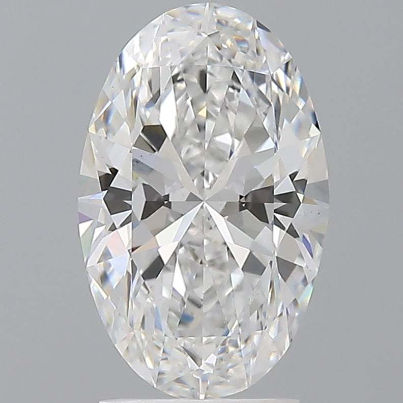 2.60 Carat Oval Shaped, Ideal Cut, D Color, VS1 Clarity, IGI Certified Lab Grown Diamond