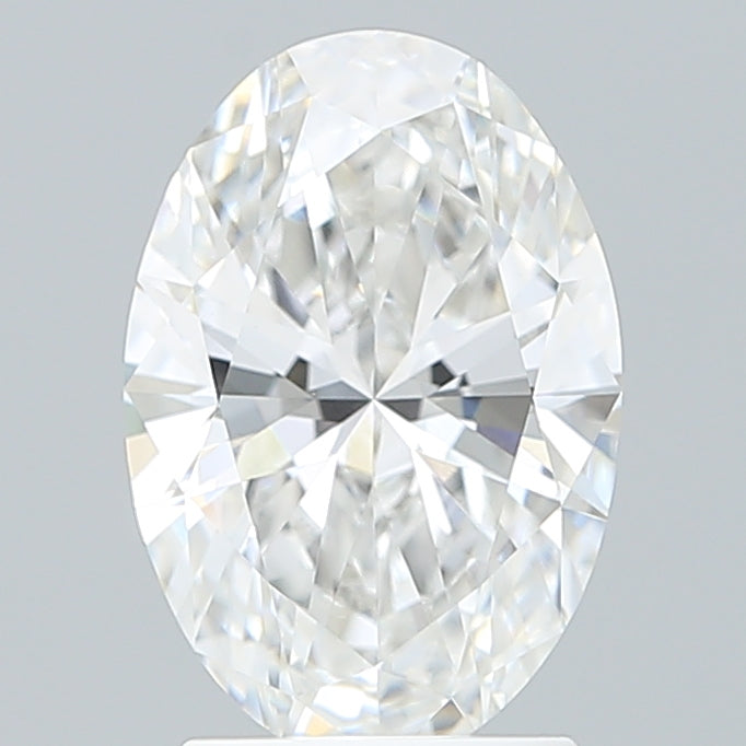 2.26 Carat Oval Shaped, Ideal Cut, E Color, VVS2 Clarity, IGI Certified Lab Grown Diamond