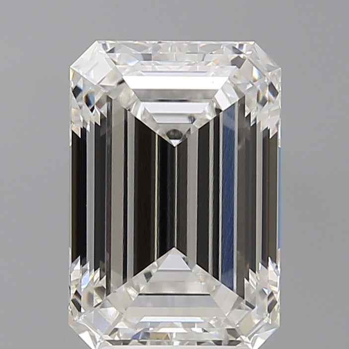 4.05 Carat Emerald Shaped, Ideal Cut, F Color, VS1 Clarity, IGI Certified Lab Grown Diamond