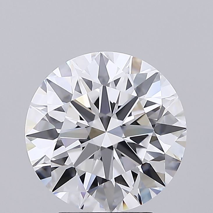 3.02 Carat Round Shaped, Ideal Cut, D Color, IF Clarity, IGI Certified Lab Grown Diamond