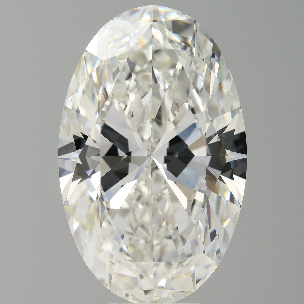 10.00 Carat Oval Shaped, Ideal Cut, F Color, VVS2 Clarity, IGI Certified Lab Grown Diamond