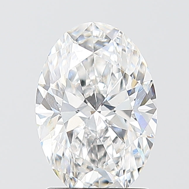 1.55 Carat Oval Shaped, Excellent Cut, D Color, VVS2 Clarity, IGI Certified Lab Grown Diamond