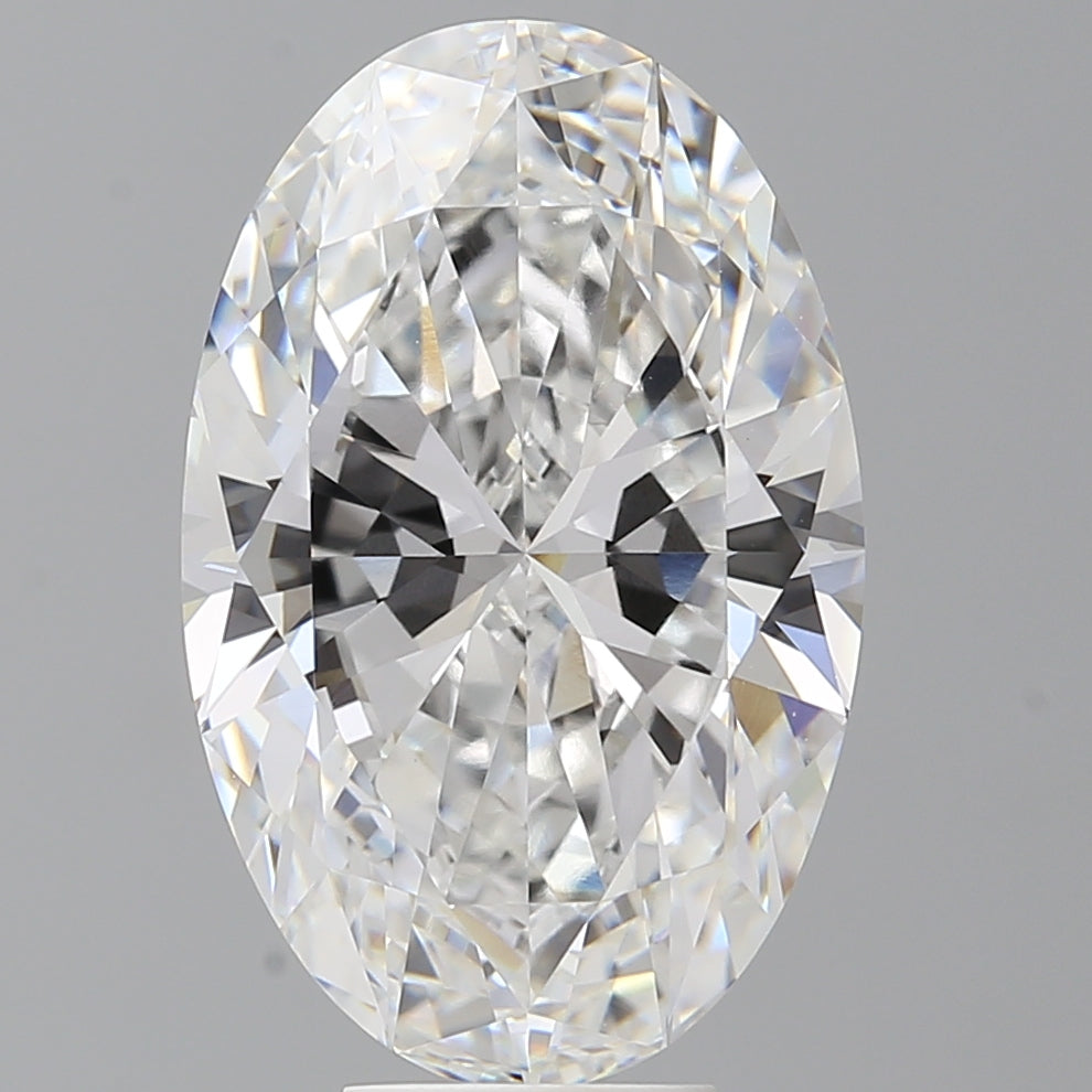 8.07 Carat Oval Shaped, Ideal Cut, E Color, VVS2 Clarity, IGI Certified Lab Grown Diamond