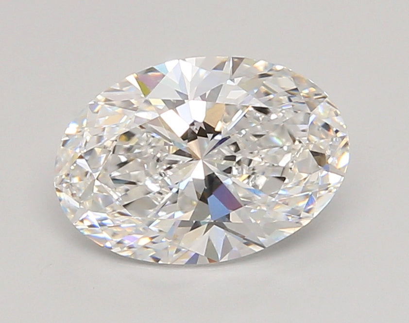 2.05 Carat Oval Shaped, Ideal Cut, D Color, VVS1 Clarity, IGI Certified Lab Grown Diamond