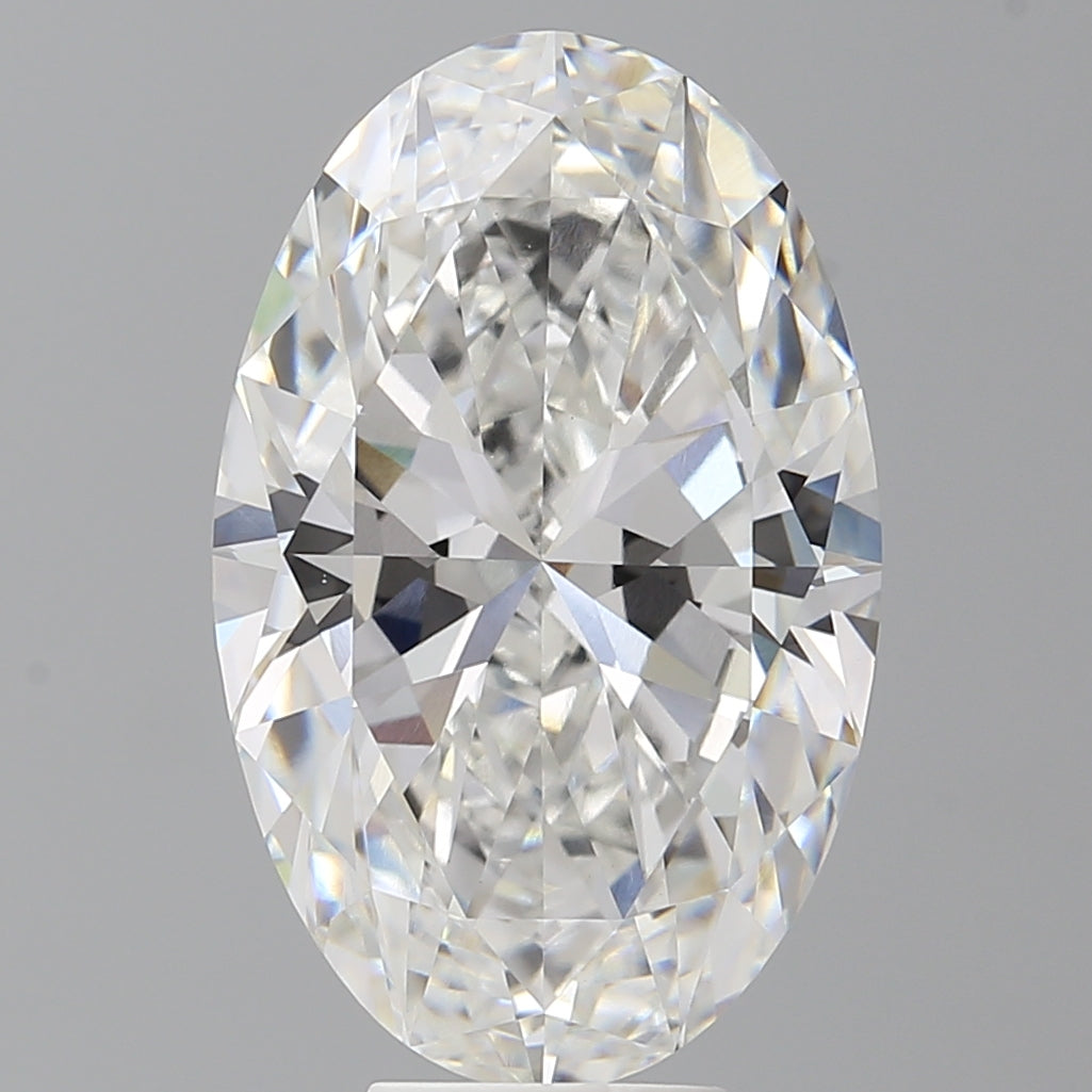 8.10 Carat Oval Shaped, Ideal Cut, E Color, VVS2 Clarity, IGI Certified Lab Grown Diamond