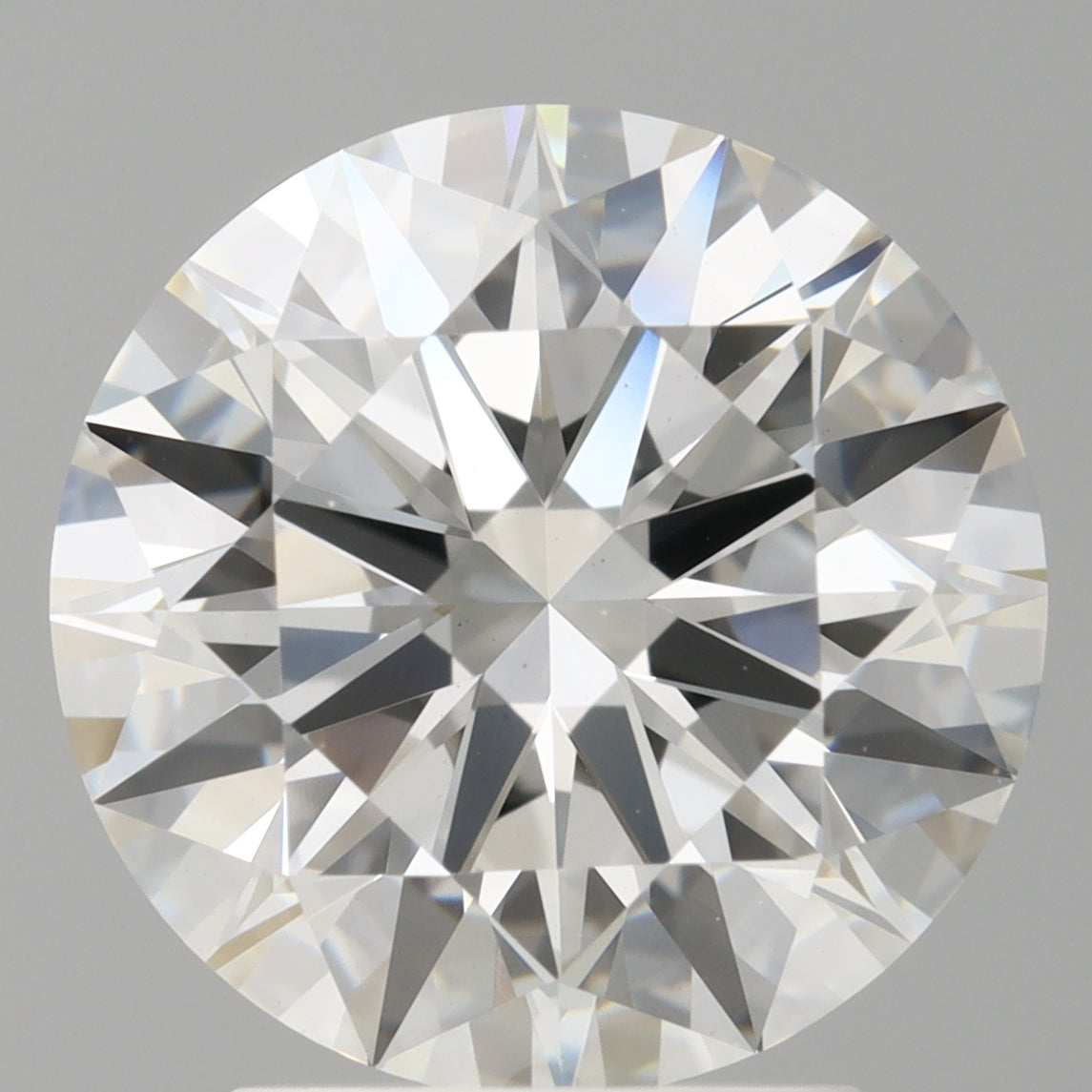 3.02 Carat Round Shaped, Ideal Cut, F Color, VVS2 Clarity, IGI Certified Lab Grown Diamond