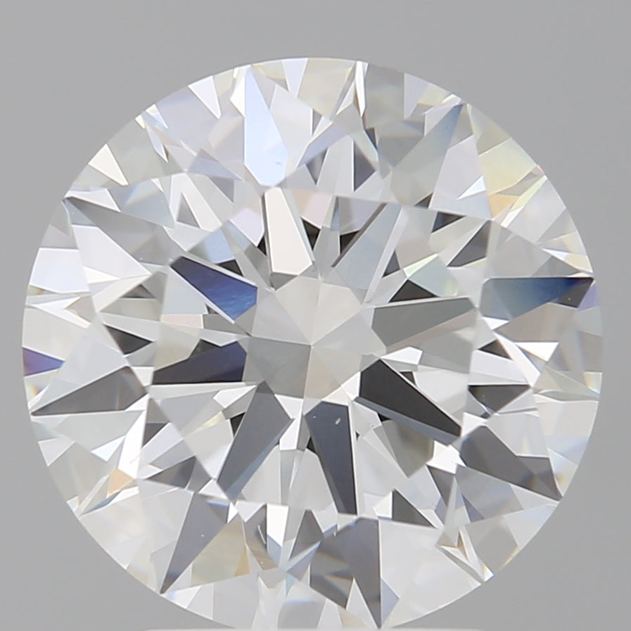 3.60 Carat Round Shaped, Ideal Cut, F Color, VVS2 Clarity, IGI Certified Lab Grown Diamond
