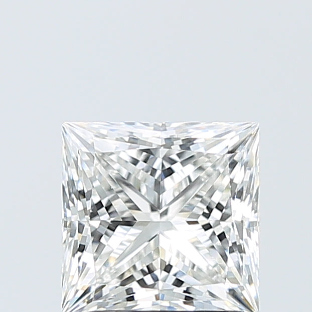 2.05 Carat Princess Shaped, Ideal Cut, F Color, VVS2 Clarity, IGI Certified Lab Grown Diamond