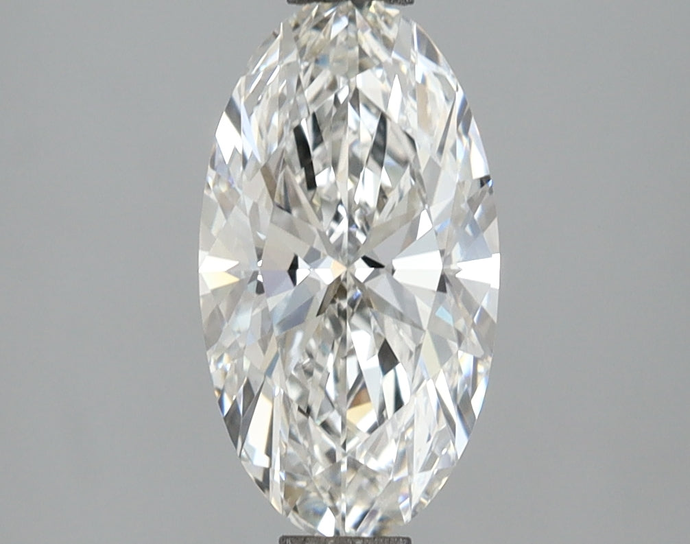 1.57 Carat Oval Shaped, Ideal Cut, D Color, VVS2 Clarity, IGI Certified Lab Grown Diamond