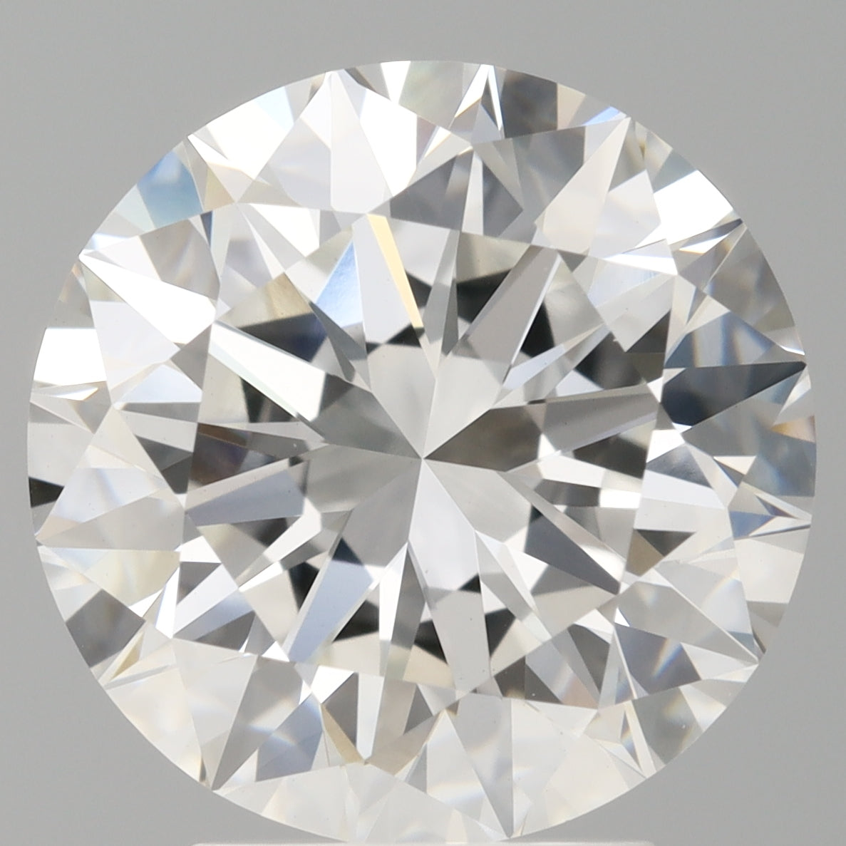 4.00 Carat Round Shaped, Excellent Cut, E Color, VVS2 Clarity, IGI Certified Lab Grown Diamond