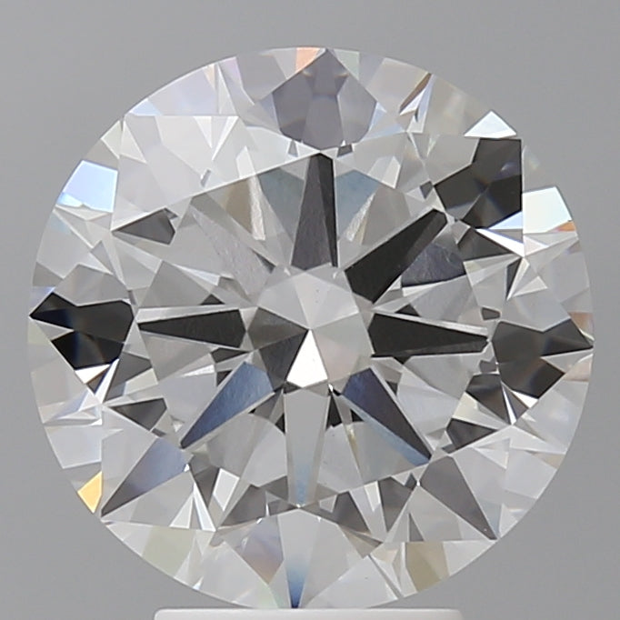 5.04 Carat Round Shaped, Excellent Cut, F Color, VVS2 Clarity, IGI Certified Lab Grown Diamond