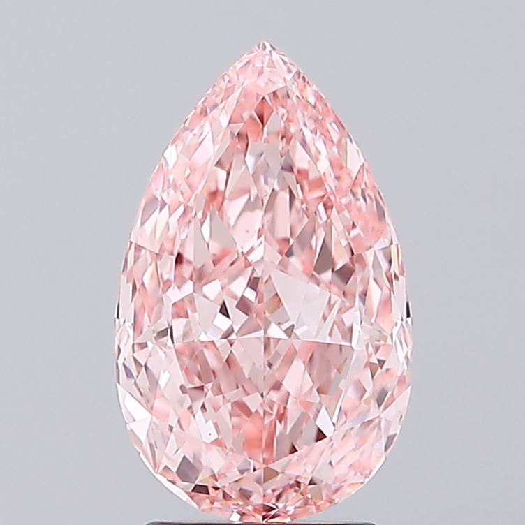 3.07 Carat Pear Shaped, Excellent Cut, VS1 Clarity, IGI Certified Lab Grown Diamond