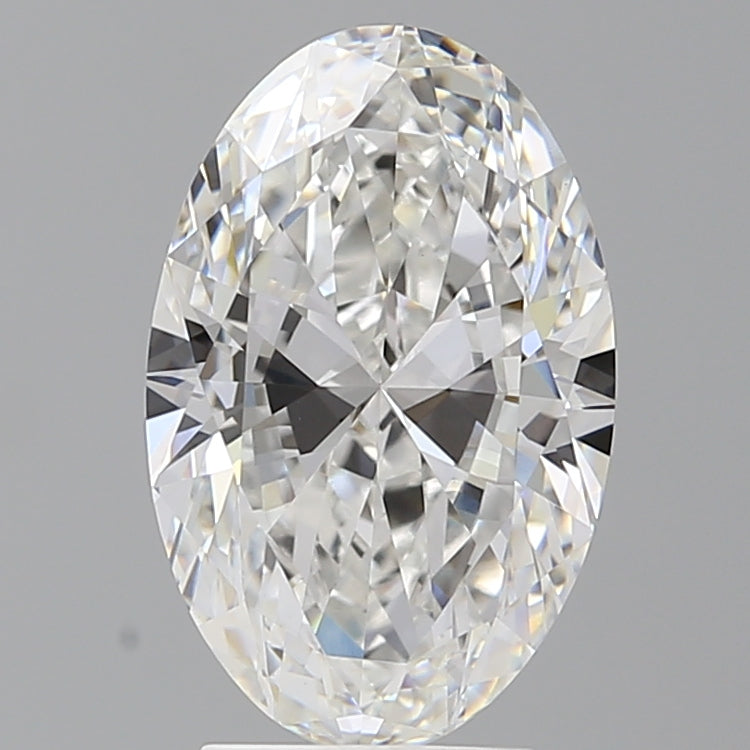 3.52 Carat Oval Shaped, Ideal Cut, E Color, VVS2 Clarity, IGI Certified Lab Grown Diamond