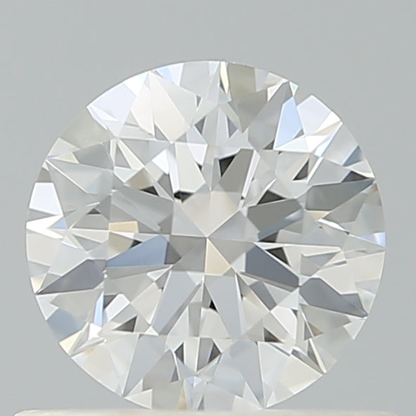 0.65 Carat Round Shaped, Ideal Cut, D Color, VVS2 Clarity, IGI Certified Lab Grown Diamond