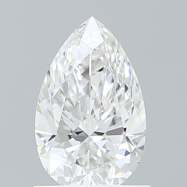1.00 Carat Pear Shaped, Ideal Cut, E Color, VVS2 Clarity, IGI Certified Lab Grown Diamond