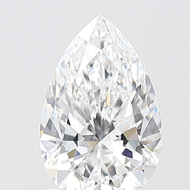 1.52 Carat Pear Shaped, Ideal Cut, D Color, VVS2 Clarity, IGI Certified Lab Grown Diamond