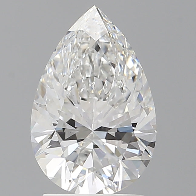 2.09 Carat Pear Shaped, Ideal Cut, E Color, VS1 Clarity, IGI Certified Lab Grown Diamond