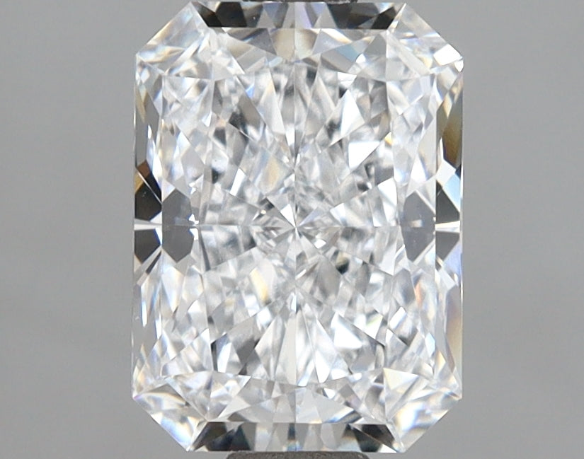 1.94 Carat Radiant Shaped, Ideal Cut, D Color, VVS1 Clarity, IGI Certified Lab Grown Diamond