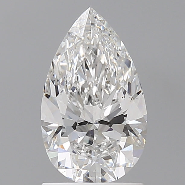 1.51 Carat Pear Shaped, Ideal Cut, E Color, VS2 Clarity, IGI Certified Lab Grown Diamond