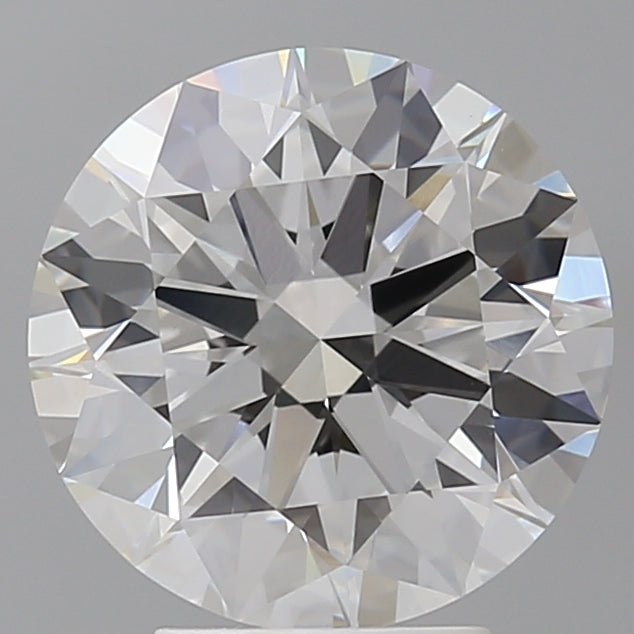 4.08 Carat Round Shaped, Ideal Cut, F Color, VVS2 Clarity, IGI Certified Lab Grown Diamond