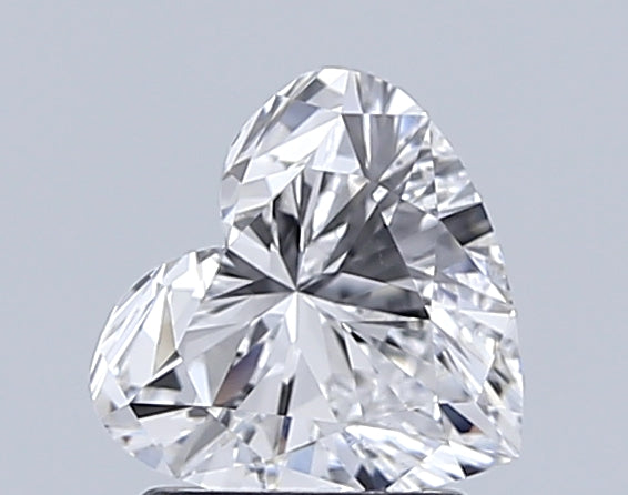 1.48 Carat Heart Shaped, Ideal Cut, D Color, VS1 Clarity, IGI Certified Lab Grown Diamond